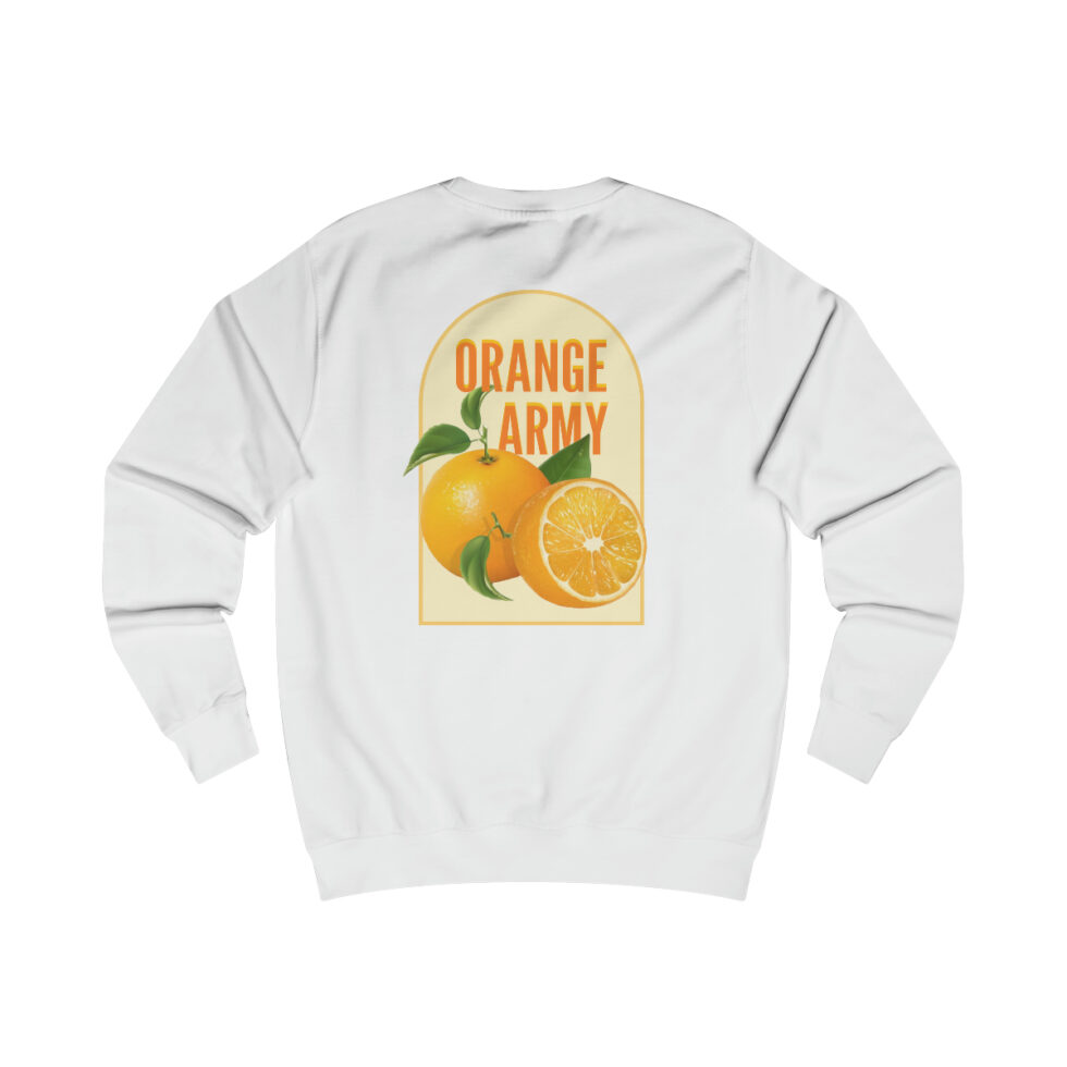 Orange Army Sweatshirt - Image 3